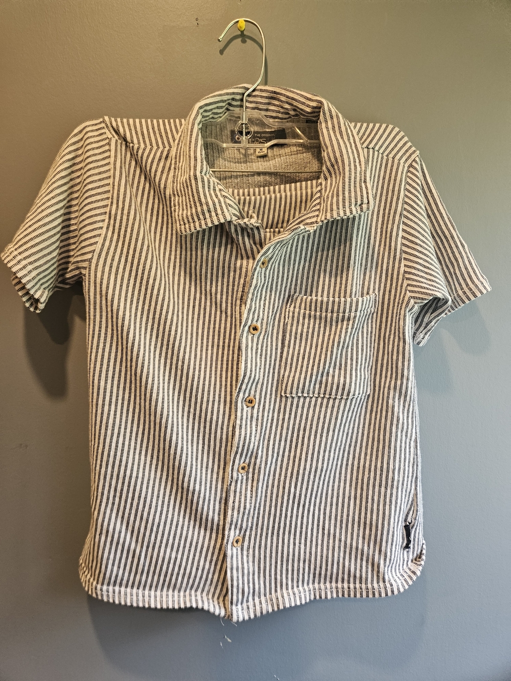Ben Sherman Striped Button-Down Shirt - Blue & White